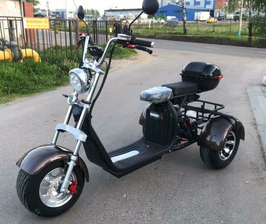 Трехколесный электроскутер Citycoco Trike GT X11