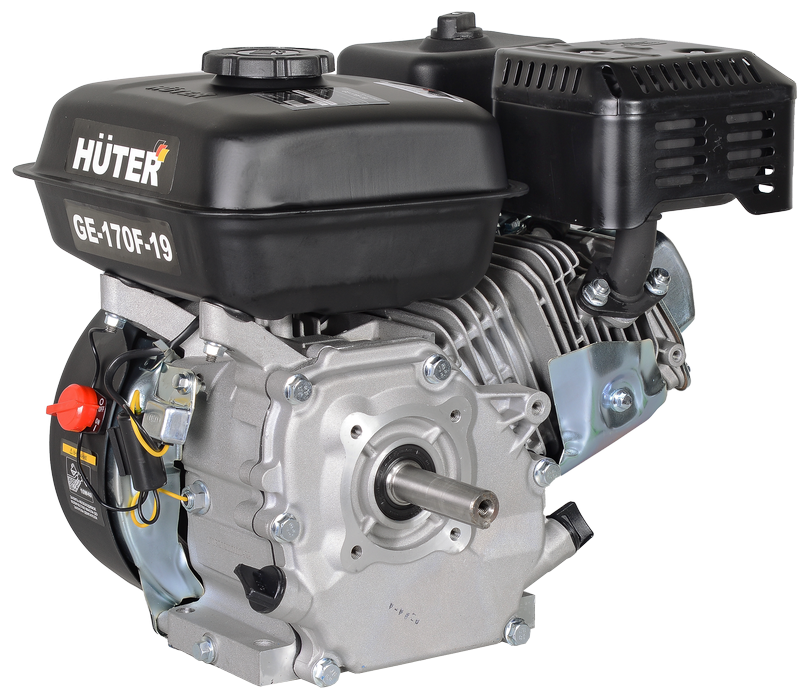 Бензиновый двигатель Huter GE-170F-19, 7 л.с.