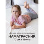 Наматрасник непромокаемый с резинками по углам, махра/мембрана 80х200 - Изображение 2