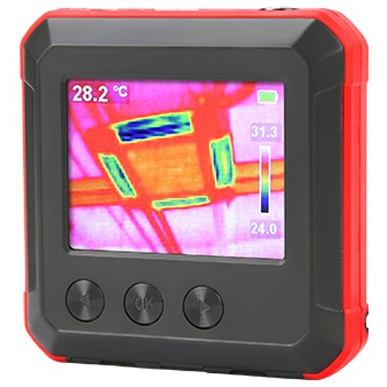 Тепловизор портативный UNI-T UTi80P, интерфейс USB, дисплей 320х240, карта памяти