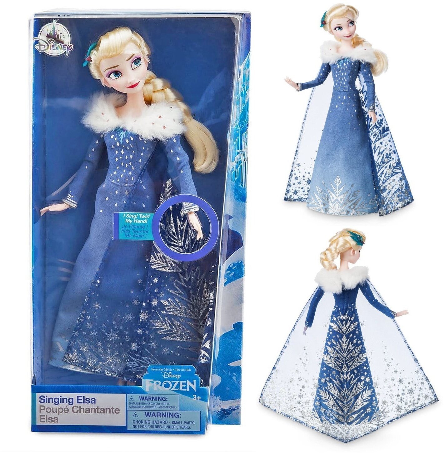 Кукла Эльза, поющая Disney Холодное сердце, Disney USA (звук, полная артикуляция)