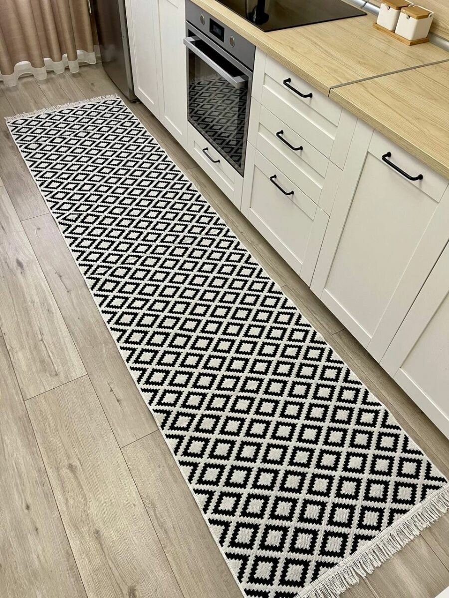 Ковровая дорожка Ковер дорожка хлопковый безворсовый 80×300