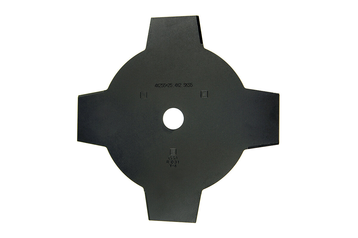 Нож ECHO 4-зубчатый d=255мм/t=2мм/25, 4мм для бензокосы MAXCUT MC 143 (20111670)