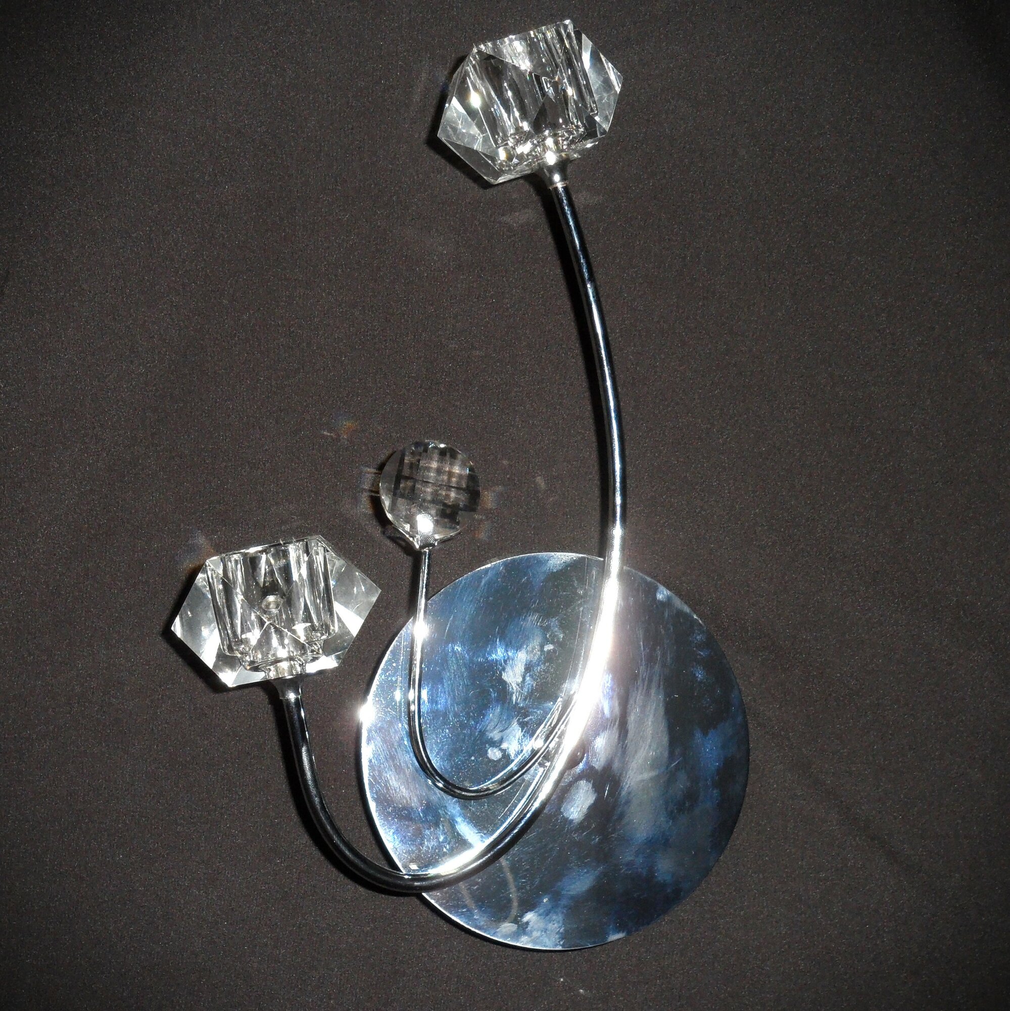 Бра Ziplex Crystal MB6542/2 хром G4 2*20Вт
