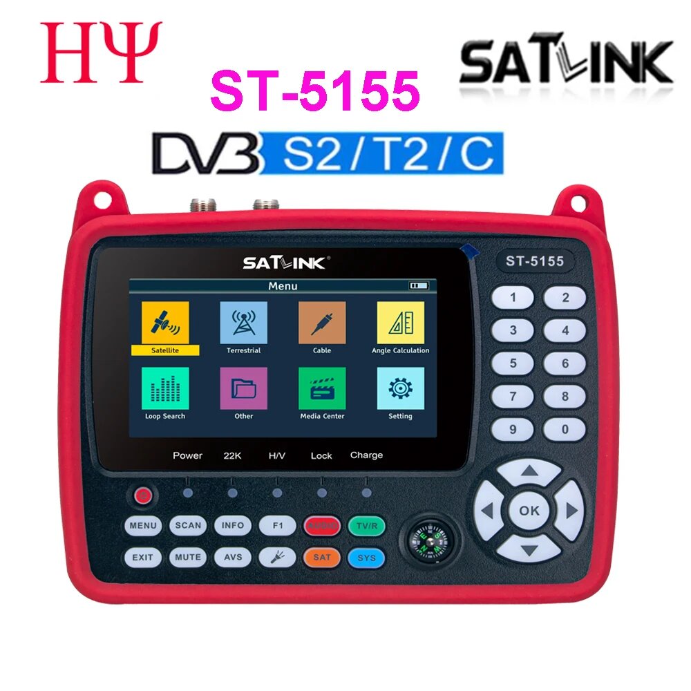 Спутниковый искатель "GTMEDIA" ST-5155 HD Combo - прибор для поиска спутникового ТВ