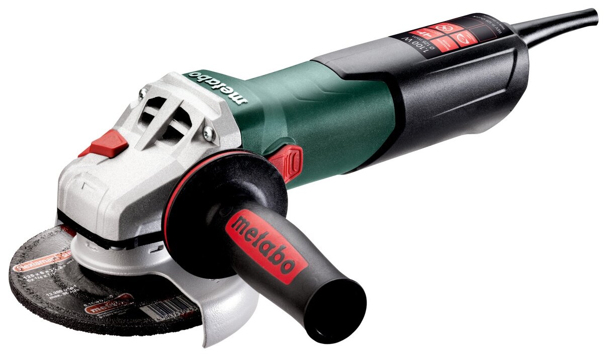 УШМ Metabo WEV 11-125 QUICK (603625000), 125 мм