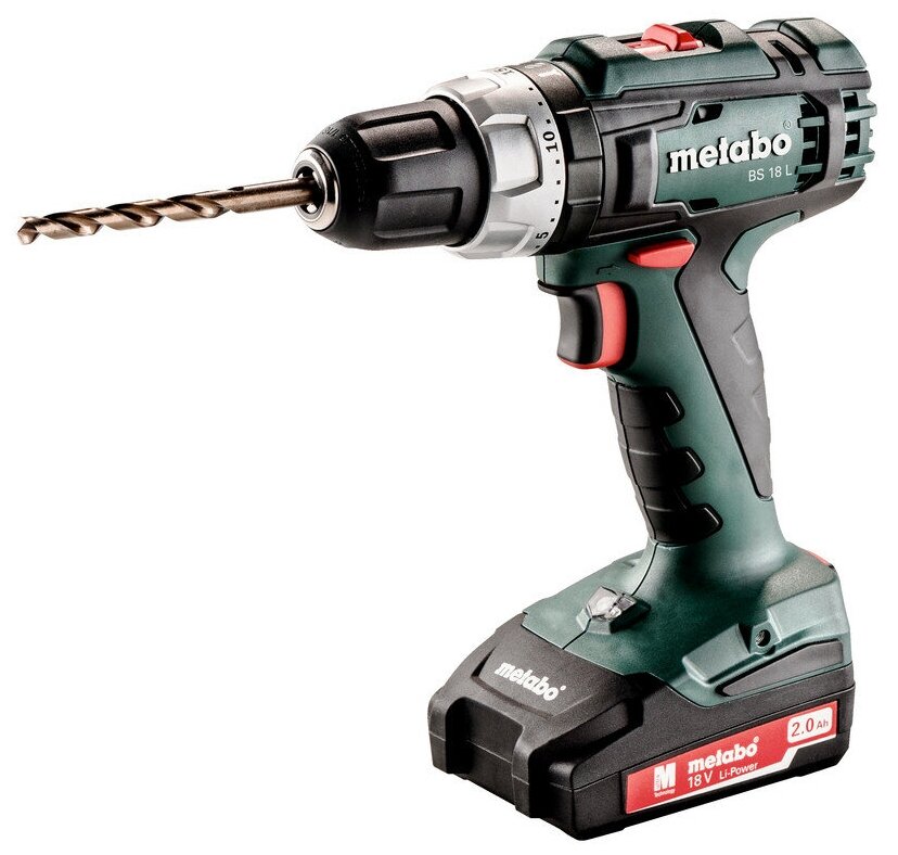 Аккумуляторная дрель-шуруповерт Metabo BS 18 L 6.02321.87