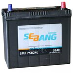 Аккумулятор Sebang Jis 55 А/Ч Обратная 202X175x225 En480 А SEBANG арт. SMF 60D20KL - Изображение 1