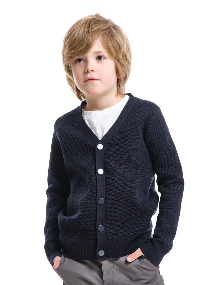 Maxi Кардиган для мальчиков Mini Maxi, модель 3326032, цвет синий, размер 140