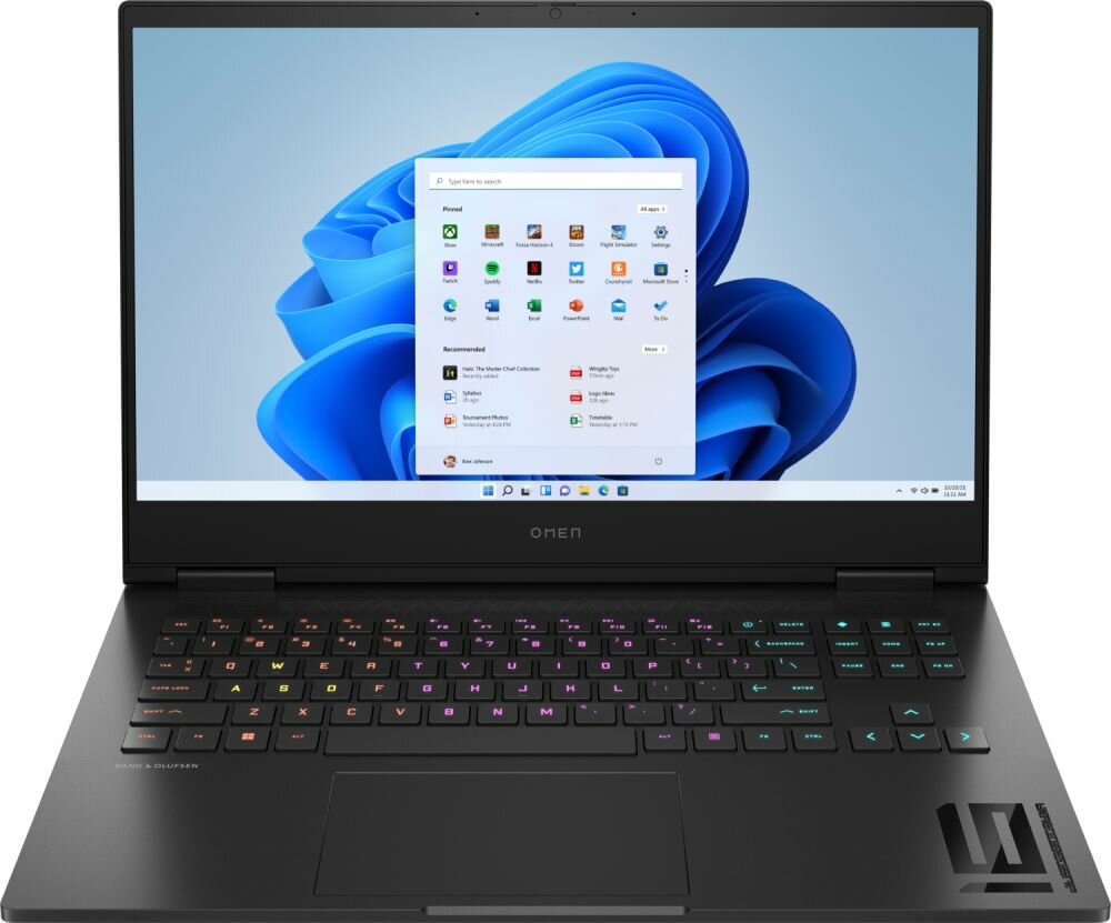 HP Omen 16-wf1004ci 16.1" (1920x1080) IPS 165Hz Intel Core i7-14700HX Без OC black (A1WE9EA)