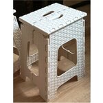 Табурет стульчик стул складной "мультистул" Elfplast размеры 27,3х23,2х44,5 см. большой дачный садовый пластиковый пластмассовый - Изображение 6