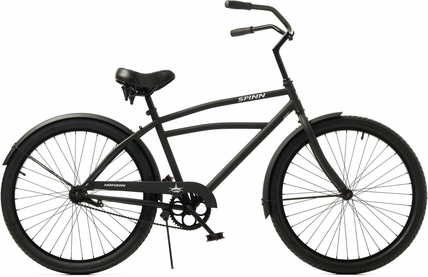 Spinn Horizon 1-speed (Велосипед SPINN HORIZON 1 STEP OVER 26 BK матовый черный, 260301)