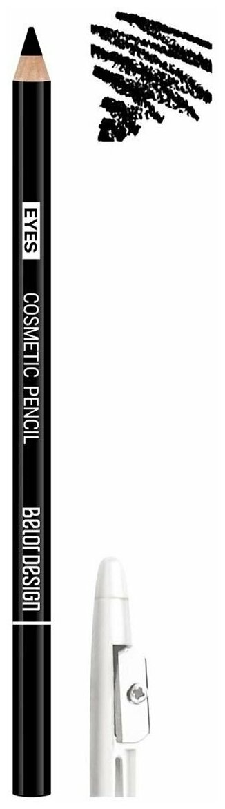 BelorDesign Belor Design Карандаш для глаз косметический контурный Party тон 1 черный/