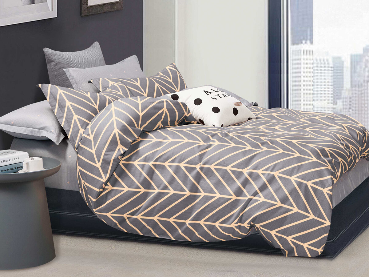 Постельное белье евро сатин хлопок Cleo Satin de Luxe, наволочки 50х70 и 70х70