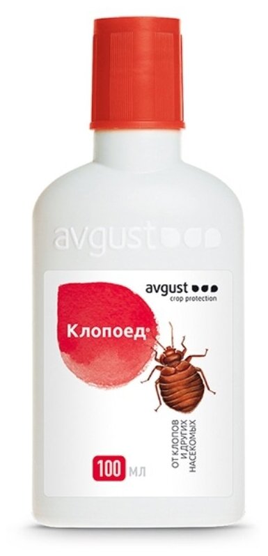 Жидкость avgust Клопоед от клопов и других насекомых