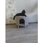 Пластиковый лежак для собак Siesta Deluxe 2 темно-серый