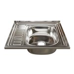 Врезная кухонная мойка Mixline 528014, 60х60см, нержавеющая сталь - Изображение 3