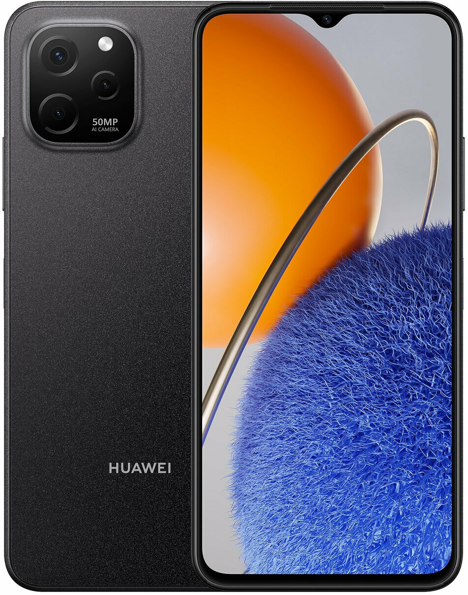 Huawei Nova Y61 4Gb/128Gb черный (HiSilicon Kirin 710) EAC
