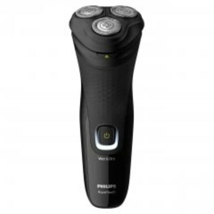 Электробритва PHILIPS S1223/41, роторная, 3 головки, сухое/влажное бритье, чёрная