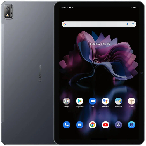 11" Планшет Blackview Tab 16 (2023), 8/256 ГБ, Wi-Fi + Cellular, Android 12, gray