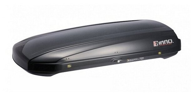 INNO BRA1460U5 Бокс пластиковый 400л, New Shadow 14 (2-х стороннее открытие, матовый, черный)