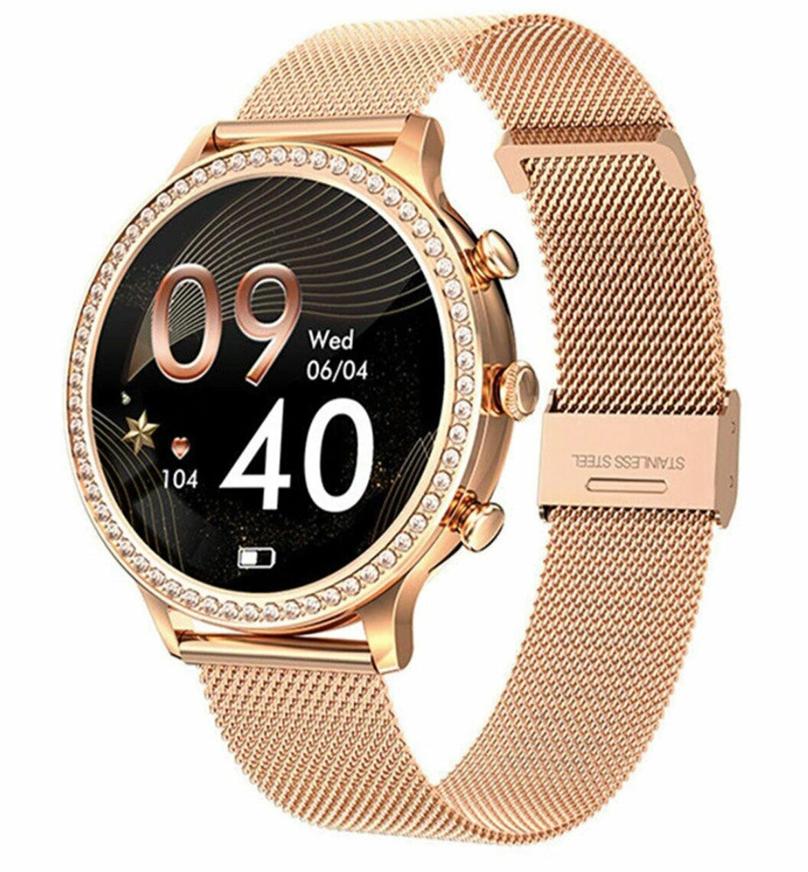 Умные часы Женские смарт часы SMART PRESENT умные наручные круглые LW06
