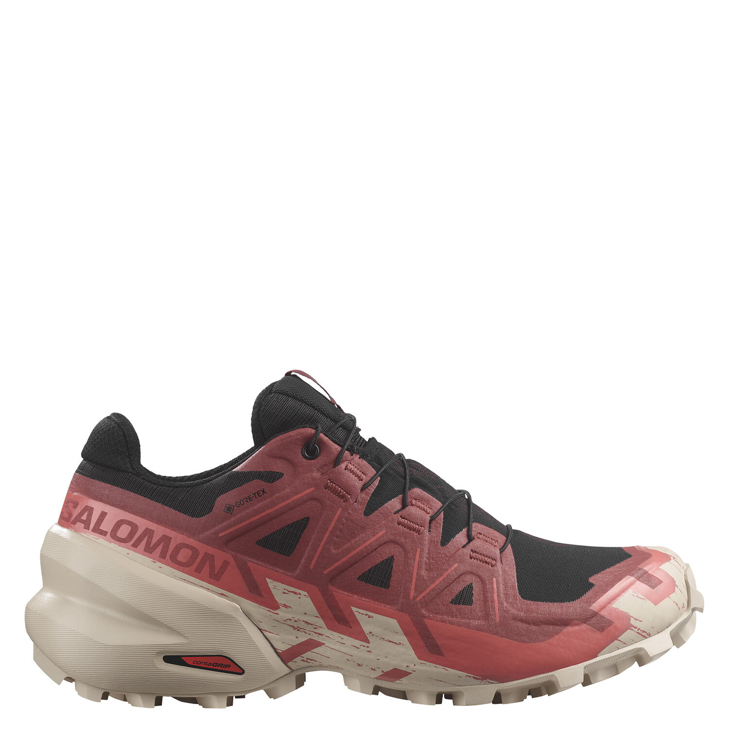 Кроссовки SALOMON Speedcross 6 GTX W Black/Cohide/Faded Rose (US:8,5)