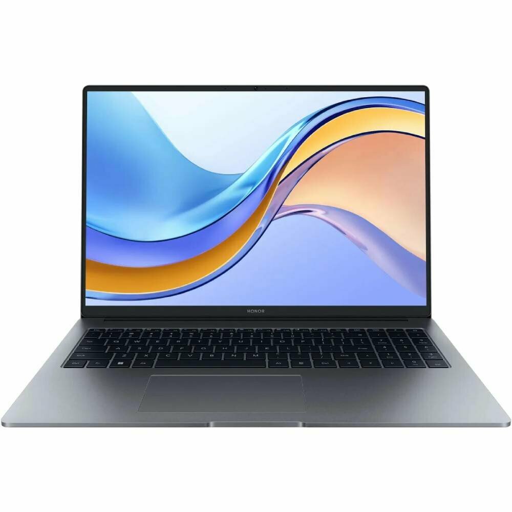 Ноутбук HONOR MagicBook X16 16″/Core i5/8/SSD 512/UHD Graphics/Windows 11 Home 64-bit/серый