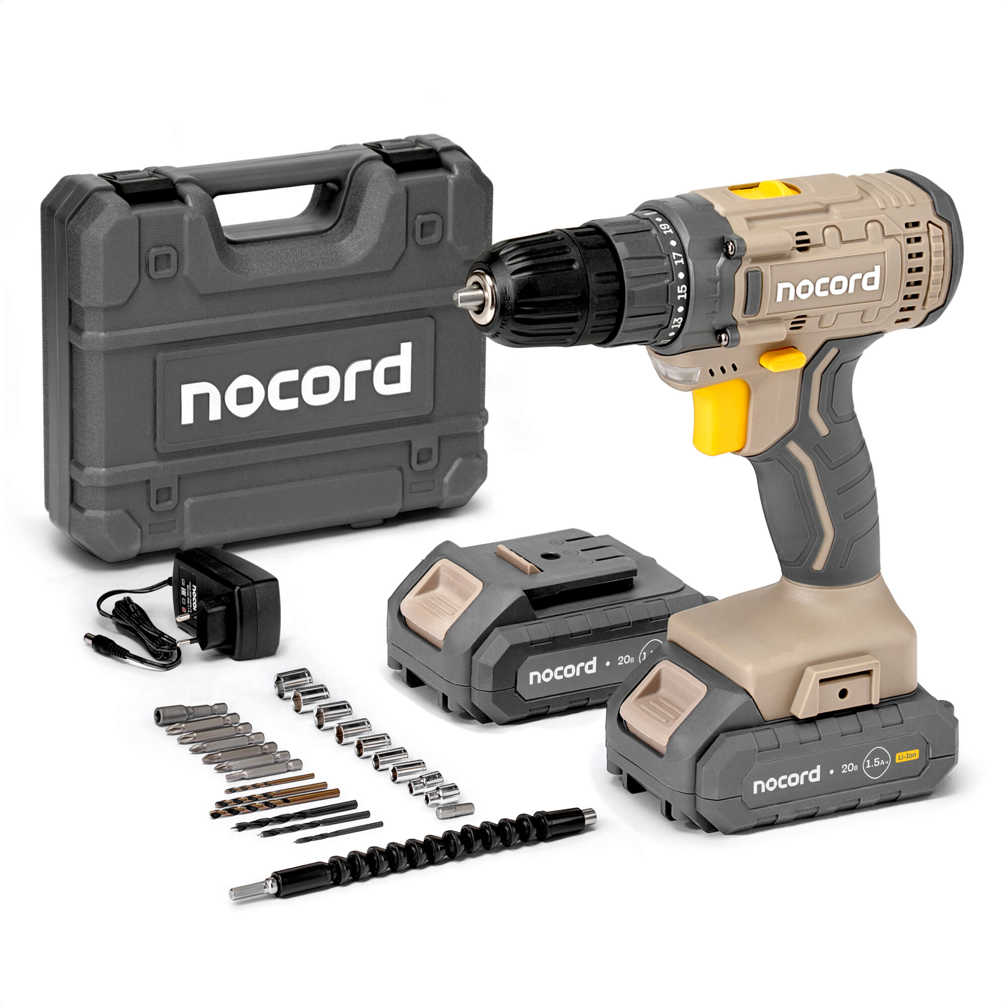 Аккумуляторная дрель-шуруповерт Nocord NCD-20