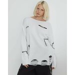 Свитер женский, цвет бежевый, размер 44-48 (ONE SIZE), "DommoD" - Изображение 9