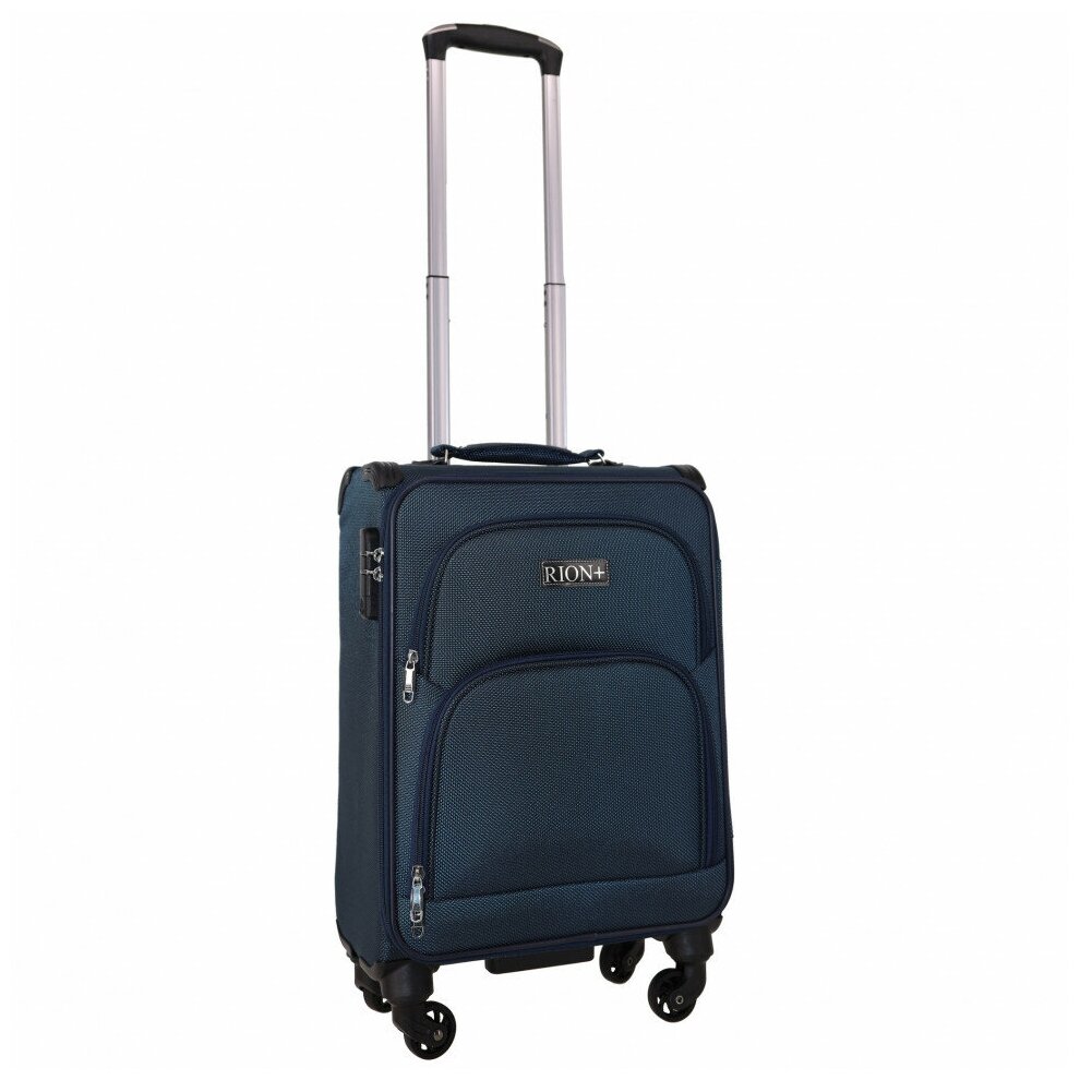 Чемодан для ручной клади Rion+, 453/4 синий 18"