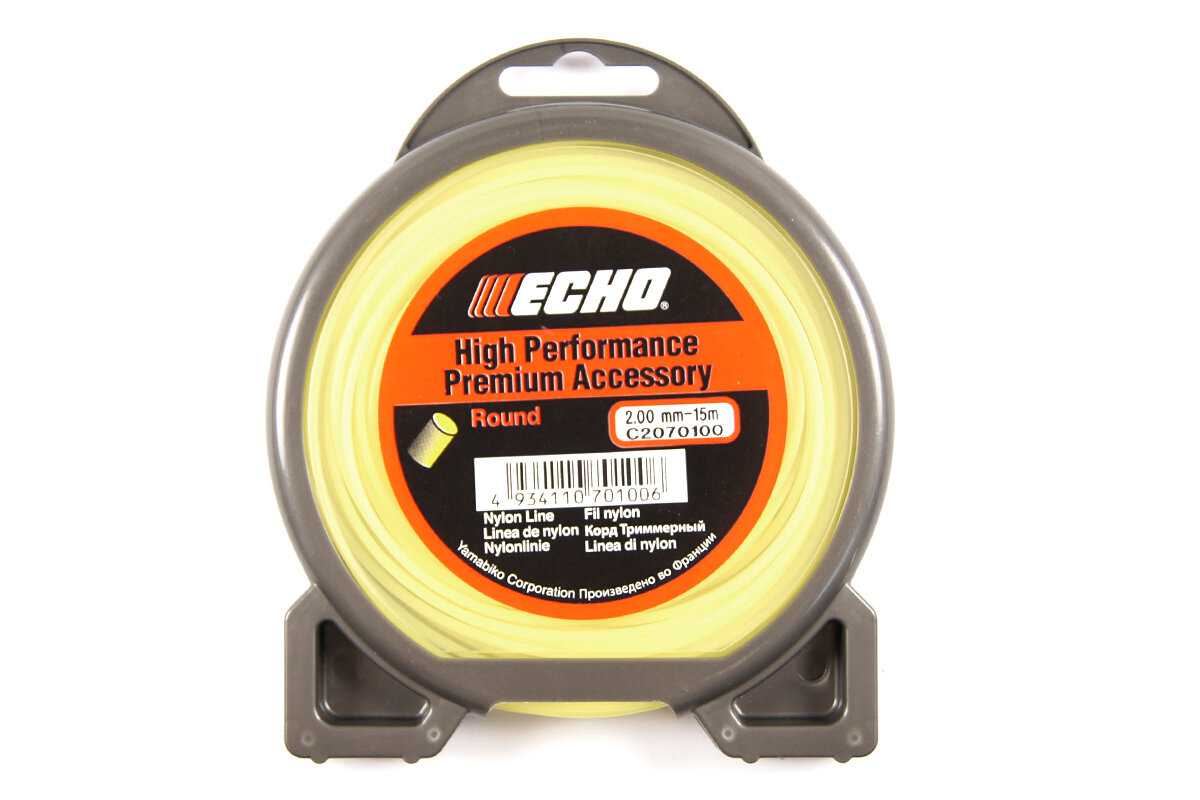 Леска для триммера 2,0мм*15м Round Line (круглая) ECHO для бензокосы PATRIOT PT 3155 T