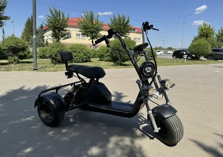 Электроскутер Ikingi X1 Pro Trike/Мощность 1000Вт/Электротрицикл