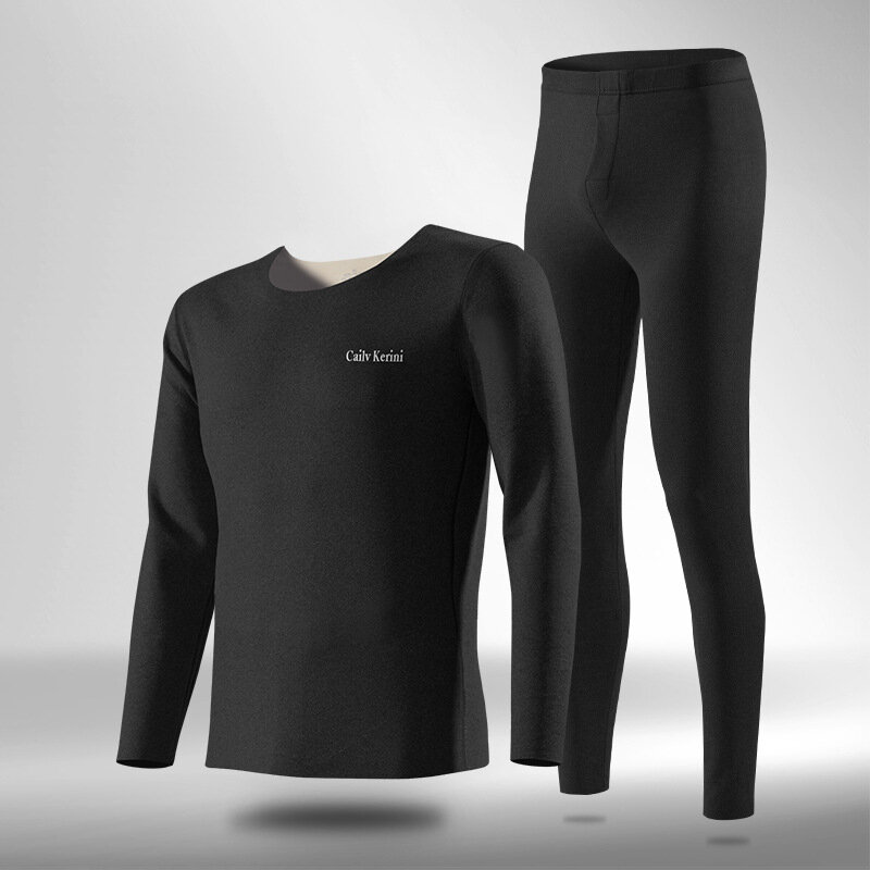 Комплект нижнего белья occk, мужской, XL, черный, круглый вырез