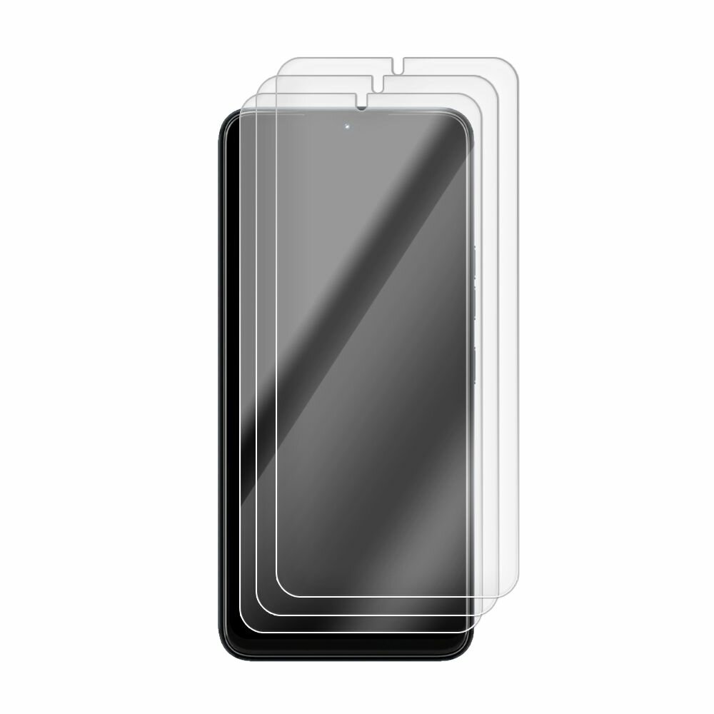 Комплект из 3-х защитных гибридных стекол Krutoff для ITEL A60s