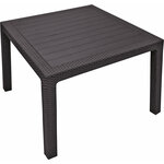 Стол разборный пластиковый шоколадный 80x80x71 см - Изображение 8