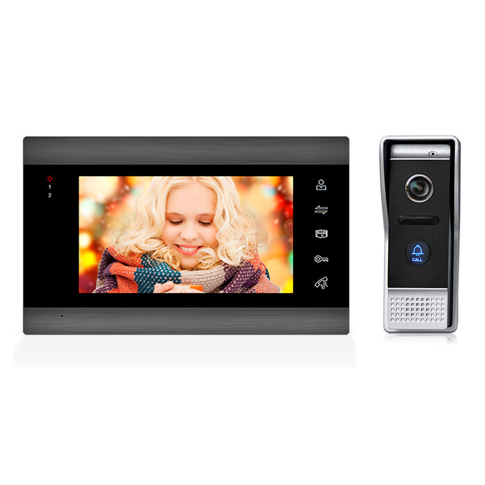Комплект видеодомофона с видеопанелью и AHD камерой Proline DF-KIT706BW-103S+CAM
