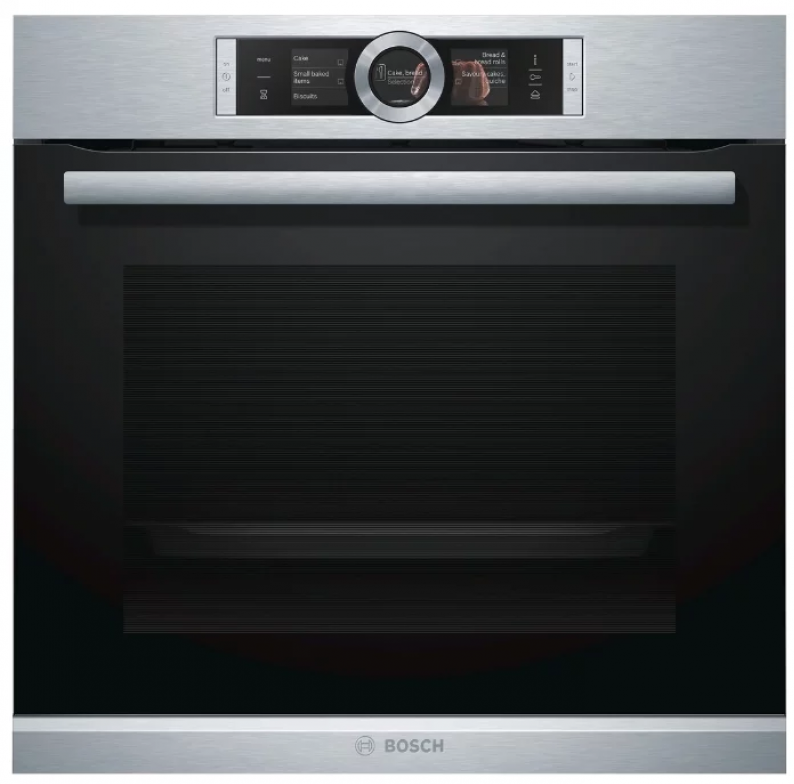 Электрический духовой шкаф Bosch HSG636ES1 (черный/нержавейка)