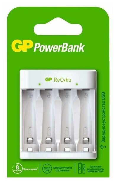 Зарядное устройство GP USB Charger 411 АА/ААА Ni-Mh