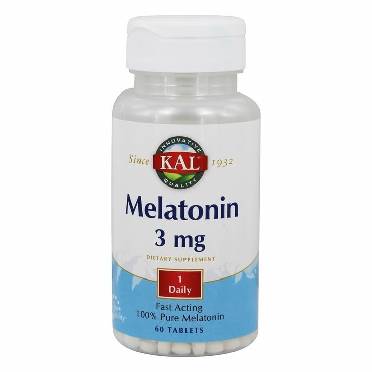 Kal Melatonin 3mg 60ct
