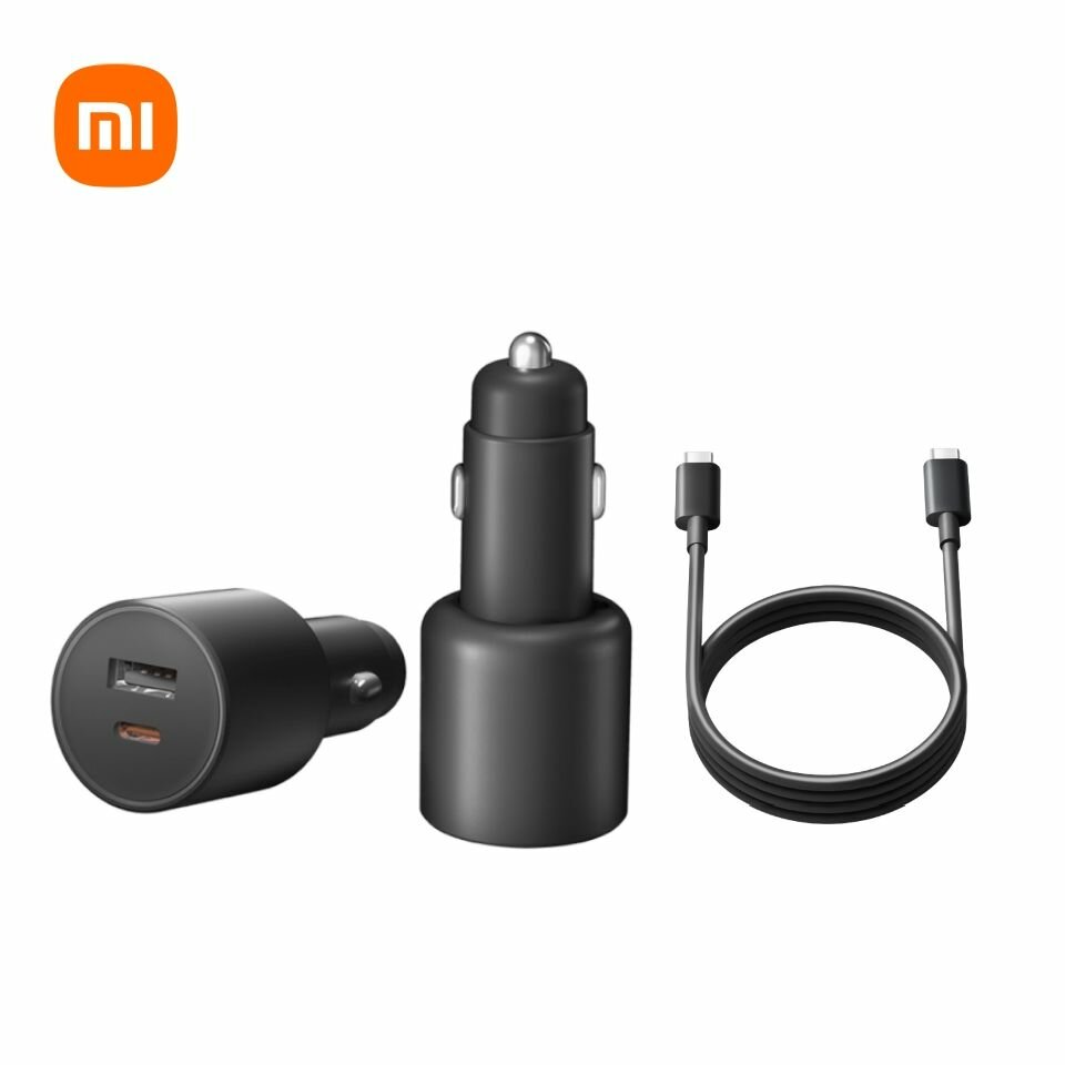 Автомобильное зарядное устройство Xiaomi SuperCharge Car Charger 100W(1A1C), чёрный