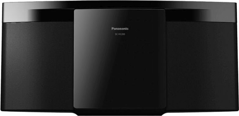 Музыкальный центр Panasonic SC-HC200EE-K, 20Вт, Bluetooth, FM, USB, CD, черный,