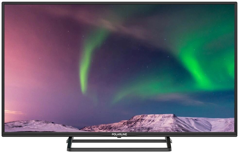 Телевизор LED PolarLine 40" 40PL53TC-SM черный FULL HD 60Hz DVB-T2 DVB-C USB WiFi Smart TV (RUS)