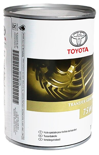 Масло трансмиссионное TOYOTA Transfer Gear Oil LF 75W