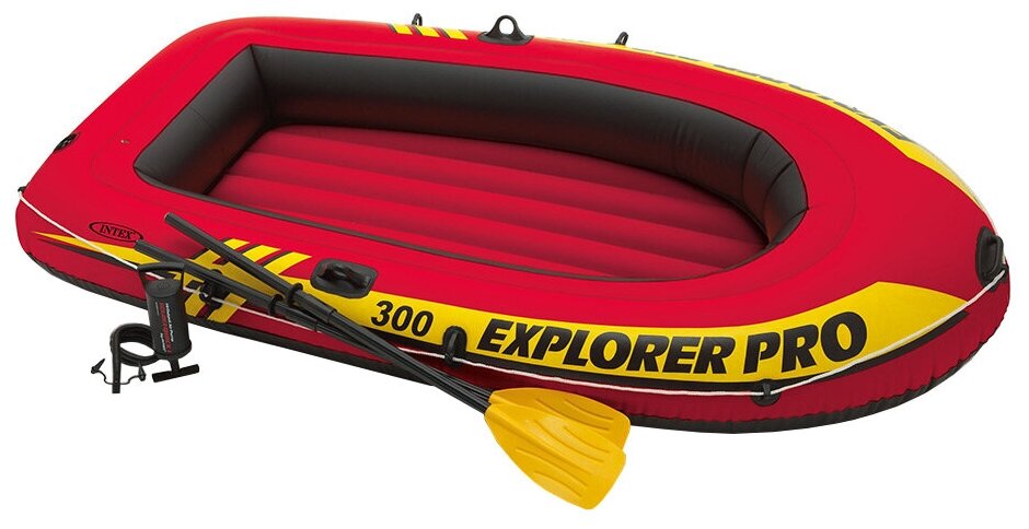 Гребная Надувная лодка Intex Explorer-Pro 300 Set (58358)