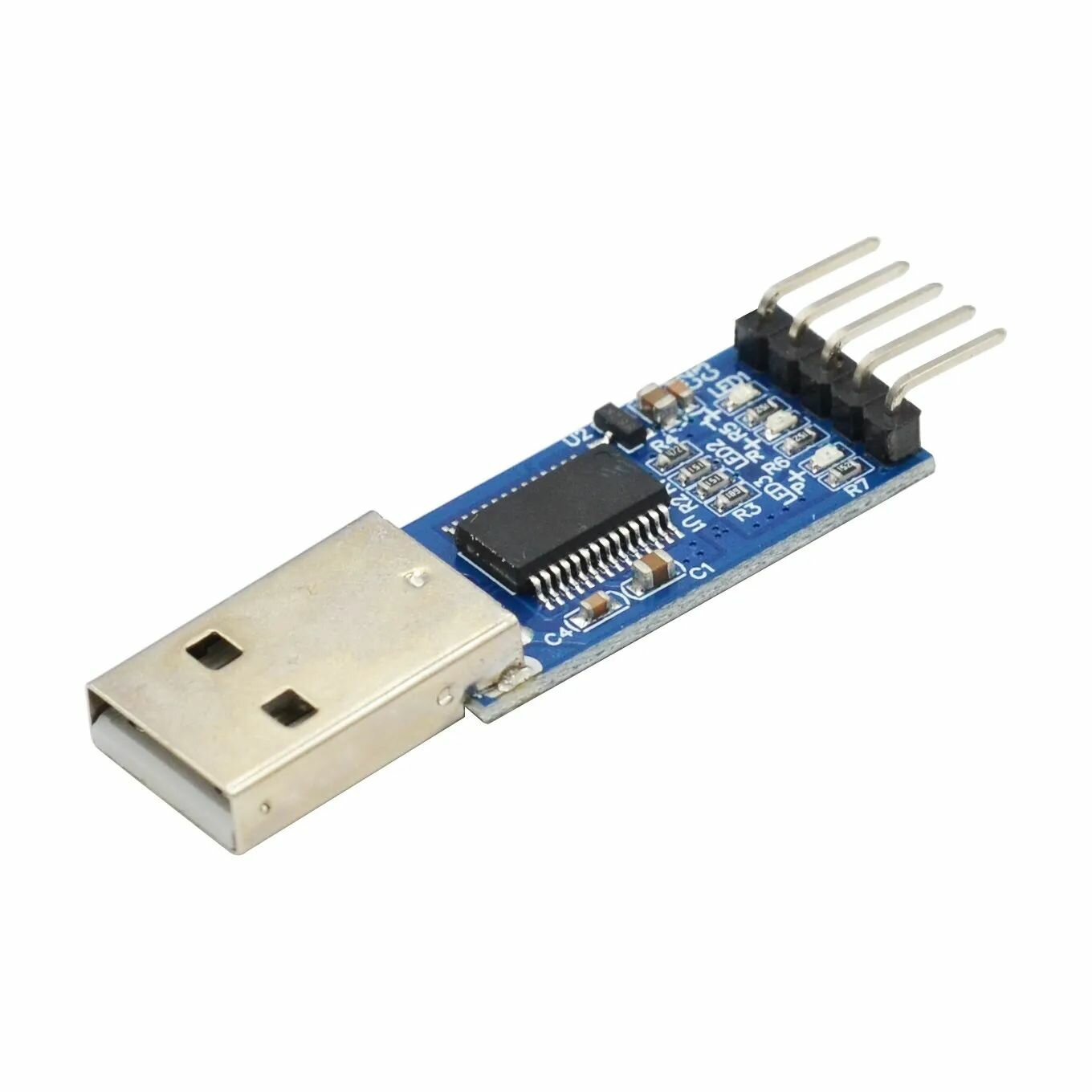 Преобразователь USB UART Конвертер интерфейса PL2303TA Модуль Адаптер USART TTL USB-Serial ЮСБ-Юарт микросхема