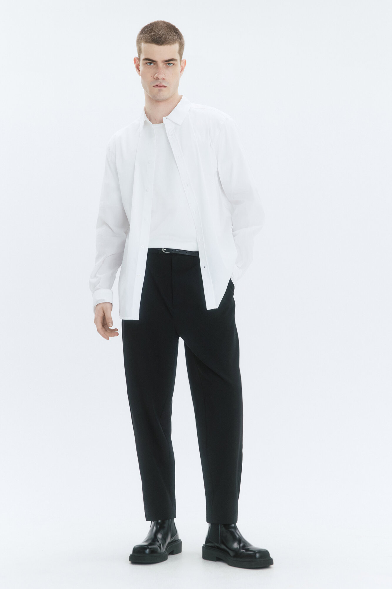 Брюки regular fit костюмные со средней посадкой Befree 2433108016-50-XL/176
