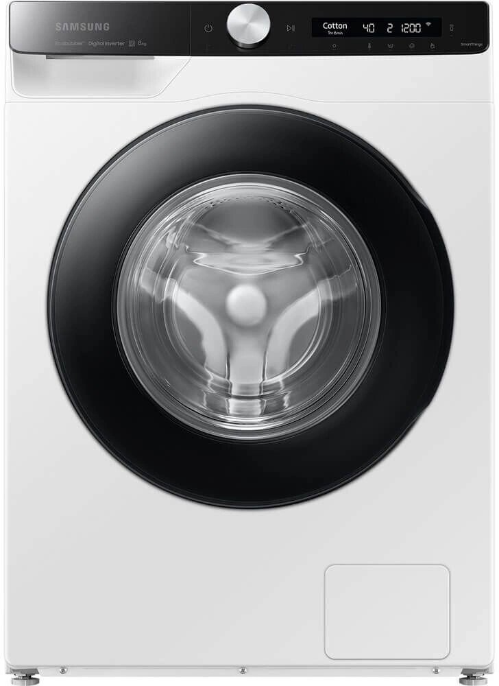 Стиральная машина Samsung WW80AG6S28AELP класс: A загр. фронтальная макс:8кг белый инвертер