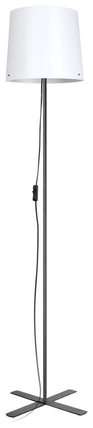Uniel Торшер напольный под лампу Е27. UML-T510 E27 BLACK-WHITE. 60W. Черный-Белый.