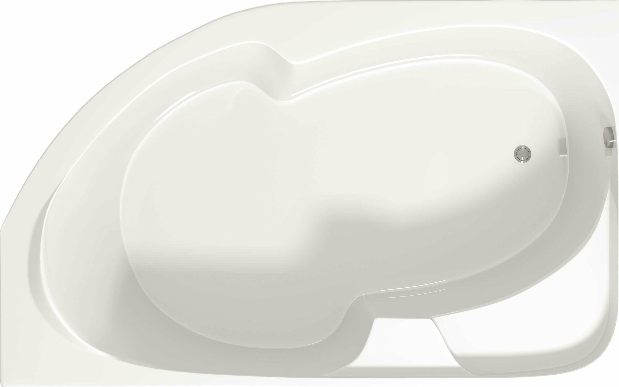 Акриловая ванна Creto Doris 170x105 см 14-170105R, правая, белый